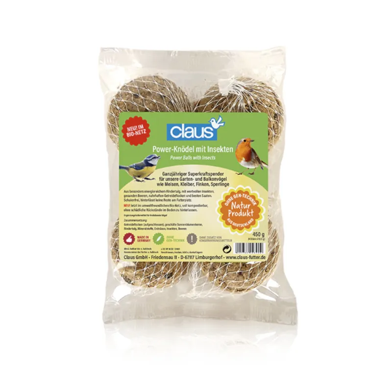 Sichere Zahlung Claus Power-Knödel mit Insekten 4 St. im Bio-Netz